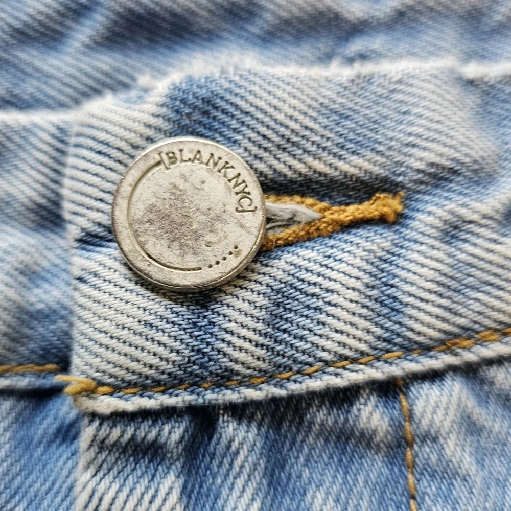 Blanknyc Womens The Bleeker Buckle High Waist Slim Fit Jeans Cotton Pockets 27‎ - Picture 3 of 16